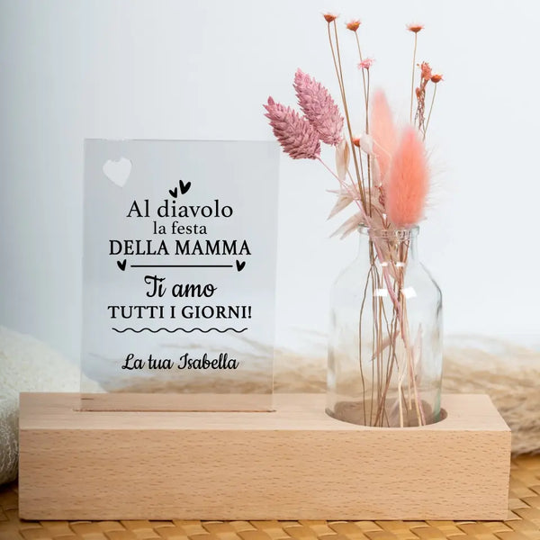 Festa della mamma - Portafiori personalizzato per la festa della mamma