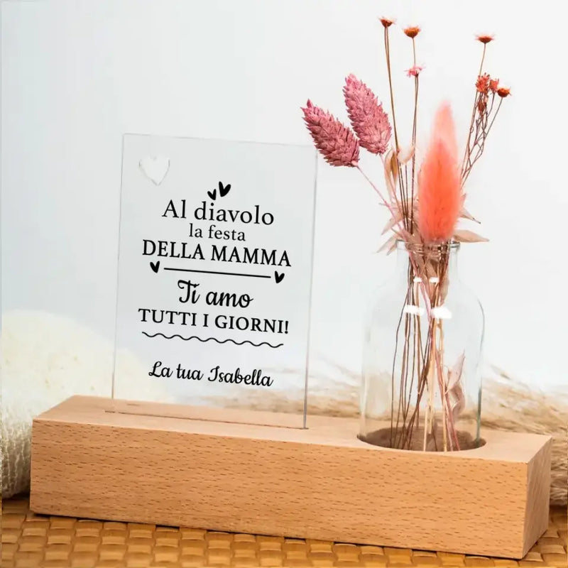 Festa della mamma - Portafiori personalizzato per la festa della mamma