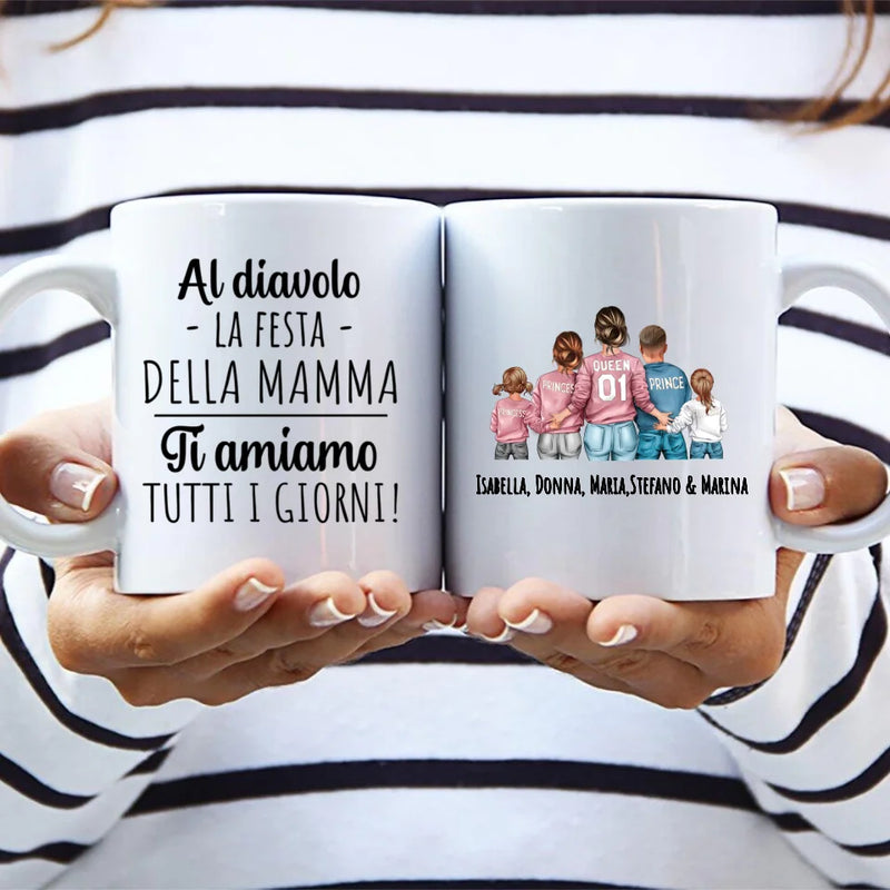 Solo per mamma - 
Tazza personalizzata per la Festa della Mamma