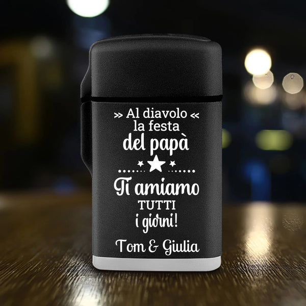 Festa del papà - Accendino ricaricabile per genitori