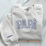 weißer Pullover personalisierbar - gefertigt von Love & Faith