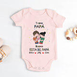 Festa del papà - Body individuale per la festa del papà e della mamma