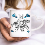 Heller Herz Tasse