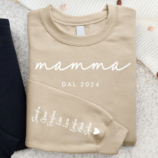La migliore Mamma - Maglione personalizzato con nomi