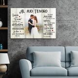Il mio lieto fine (per lei) - Tela per coppie