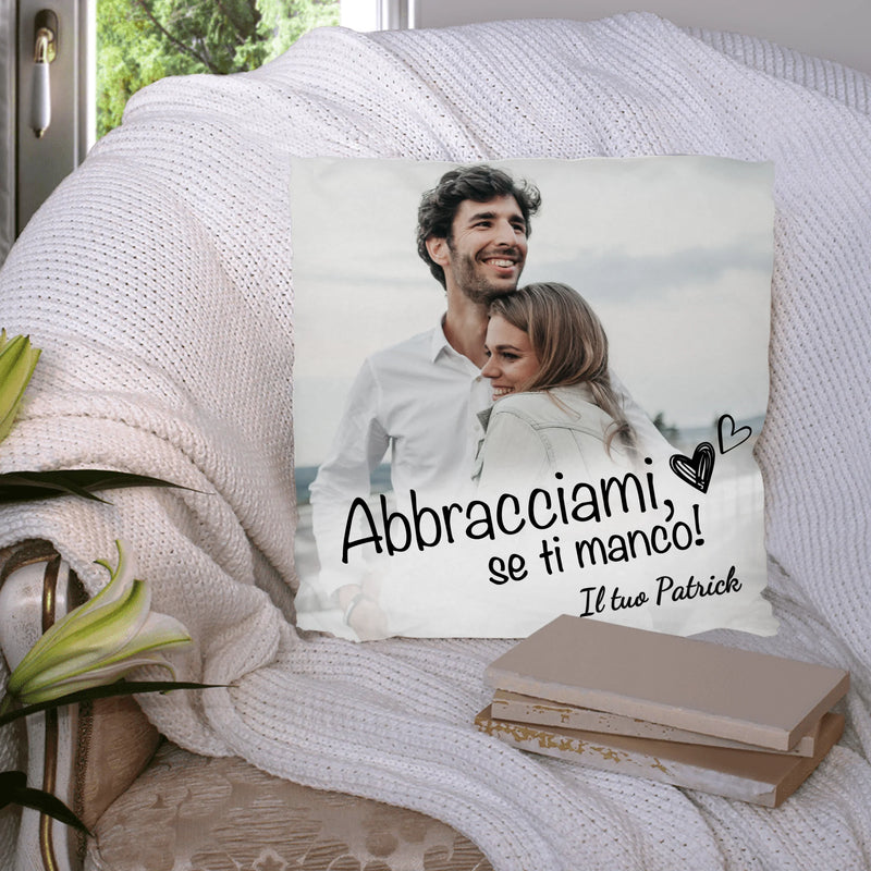 Quando ti manco - Cuscino per coppia