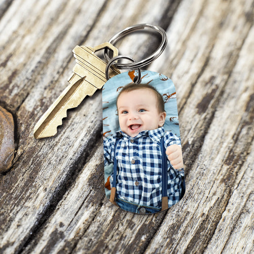 Portachiavi personalizzato per papà in metallo stampato acciaio inossidabile Il mio Papà – Motiv 2
