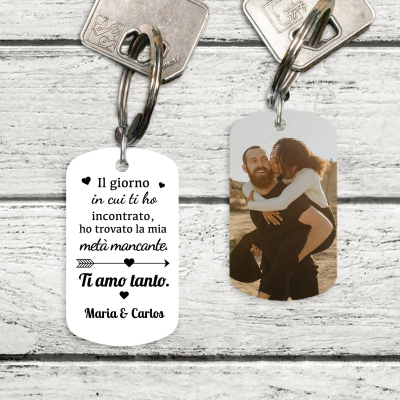 Il mio tesoro - Portachiavi per coppia