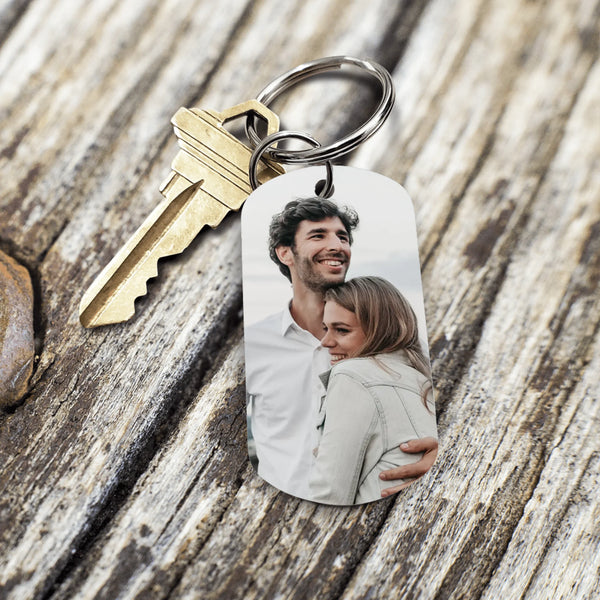 La nostra giornata - Portachiavi con foto e anniversario per coppie