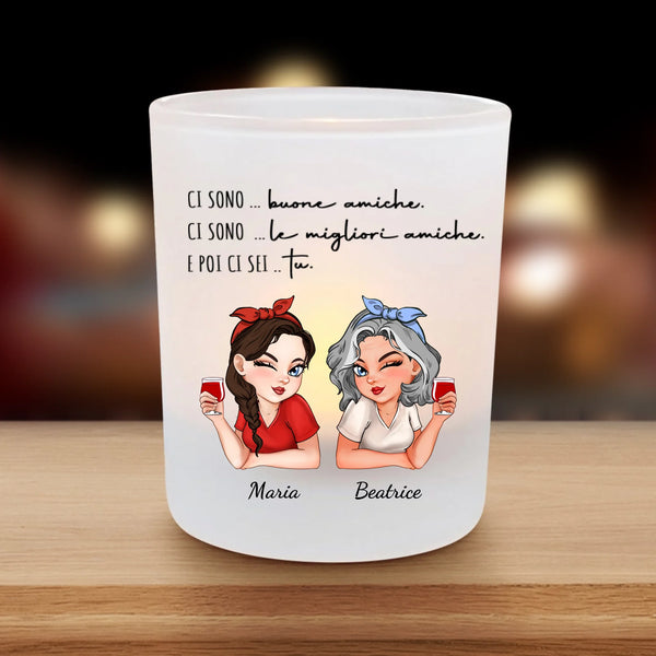 Best friends - Portacandele personalizzato per migliori amiche