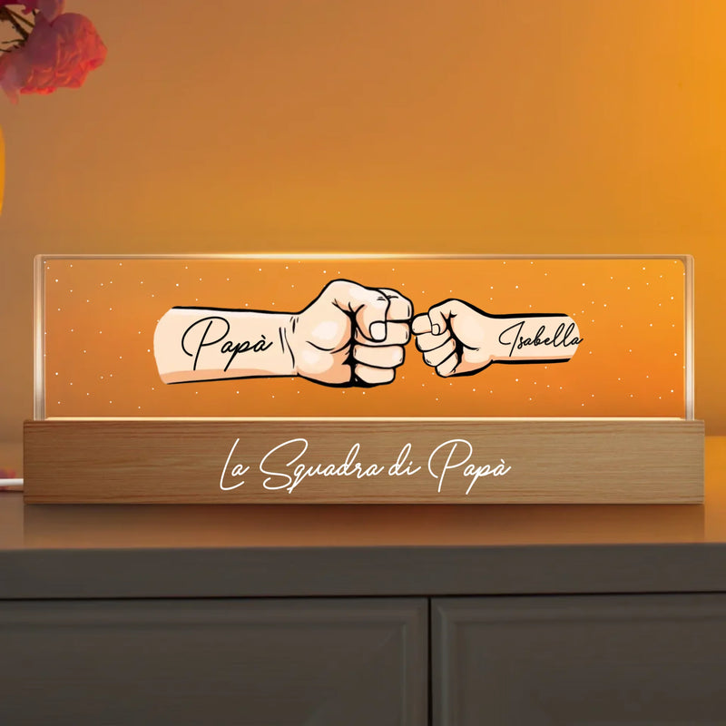 LED Night Light anlegen Acylric Plate - 25cm wide v2