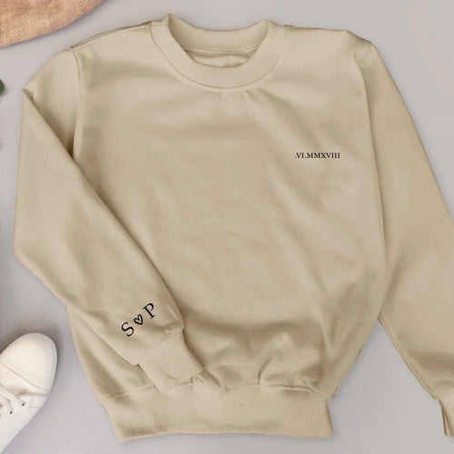 Sweater personalizzato per coppie Noi due, maglione morbido con stampa DTF di alta qualità, design esclusivo – Motiv 2