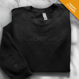 Maglione personalizzato per papà con stampa 3D e nomi, morbido cotone premium – Motiv 18