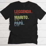 Leggenda da... - Maglietta personalizzata da uomo per la Festa del Papà