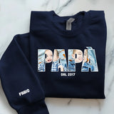 Il Papà – Maglione personalizzato per papà e nonno con caricamento foto