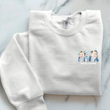 Il Papà – Maglione personalizzato per papà e nonno con caricamento foto sul petto
