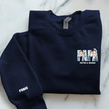 Il Papà – Maglione personalizzato per papà e nonno con caricamento foto sul petto