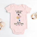 I migliori genitori - Body personalizzato per neonato per la Festa del Papà e della Mamma