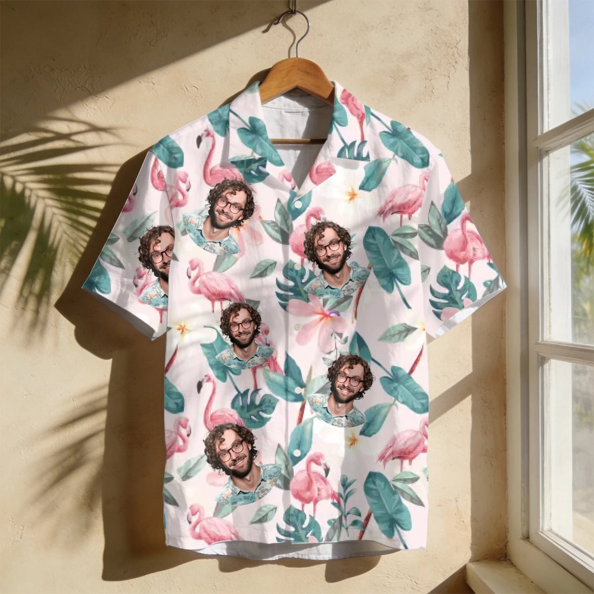 Camicia hawaiana personalizzata Summer Vibes con design custom e sfondi colorati