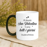 Regalo personalizzato - tazza magica termosensibile con nome personalizzato - realizzata da Love & Faith