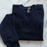 navyblauer Pullover personalisierbar - gefertigt von Love & Faith