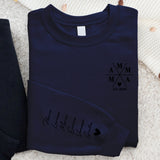 Mamma – Maglione personalizzata dal design moderno con i nomi dei bambini