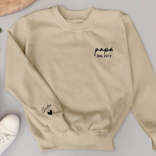 Maglione personalizzato per papà con stampa DTF, design customizzabile e materiale morbido premium – Motiv 2