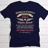 Oldtimer - Maglietta personalizzata per il compleanno con design vintage