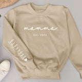 Maglione personalizzato La migliore Mamma con nomi in materiale premium morbido, ideale regalo Muttertag – Motiv 2