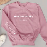 Maglione personalizzato La migliore Mamma con nomi in materiale premium morbido, ideale regalo Muttertag – Motiv 4