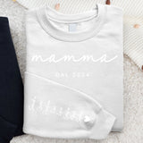 Maglione personalizzato La migliore Mamma con nomi, in morbido materiale premium, ideale come regalo per la festa – Motiv 7