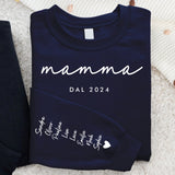 Maglione personalizzato La migliore Mamma con nomi, in morbido materiale premium, ideale come regalo per la festa – Motiv 11