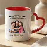Tazza bicolore personalizzata La migliore mamma per mamma e nonna, design esclusivo bicolore – Motiv 15