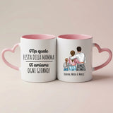 Tazza bicolore personalizzata con stampa panoramica per mamma e nonna – Ogni giorno – Motiv 20
