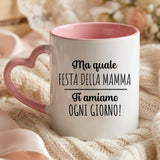 Tazza bicolore personalizzata con stampa panoramica per mamma e nonna – Ogni giorno – Motiv 21