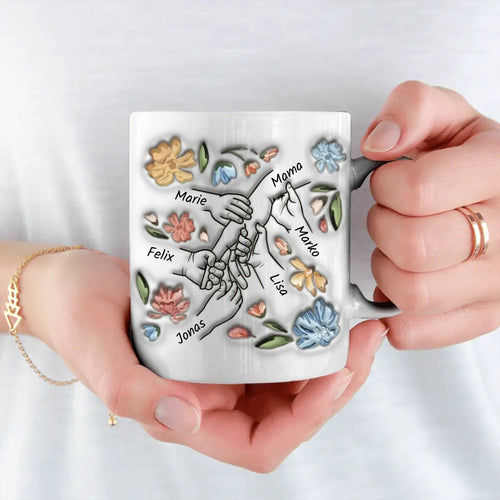 Tazza personalizzata per Mamma Armonia con design 3D, stampa nitida, idonea a lavastoviglie e microonde