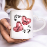 Heller Herz Tasse