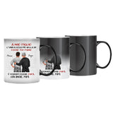 Tazza personalizzata per la festa del papà con dedica A mio figlio, stampa in sublimazione – Motiv 4