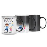 Tazza personalizzata per papà La Banda di Papà, personalizzabile con nome e design, adatta a caffè e tè – Motiv 3