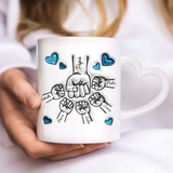 Heller Herz Tasse