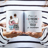 Tazza personalizzata per coppie Con Te con frasi divertenti, stampa sublimatoria nitida, adatta a lavastoviglie e – Motiv 5