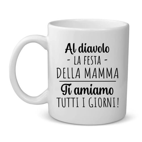 Tazza personalizzabile per la Festa della Mamma con stampa in sublimazione, adatta a lavastoviglie e microonde – Motiv 2
