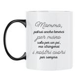 Tazza personalizzabile Per sempre per genitori con nome, stampa nitida, adatta lavastoviglie e microonde – Motiv 8