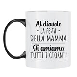 Tazza personalizzabile per la Festa della Mamma con stampa in sublimazione, adatta a lavastoviglie e microonde – Motiv 8
