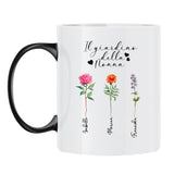 Tazza personalizzabile per nonni Il giardino della nonna, con stampa nitida e design personalizzato – Motiv 8
