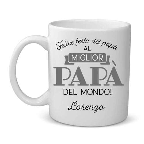 Tazza personalizzabile Miglior Papà per caffè e tè con stampa sublimazione – Motiv 2