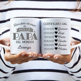 Tazza personalizzabile Miglior Papà per caffè e tè con stampa sublimazione – Motiv 4
