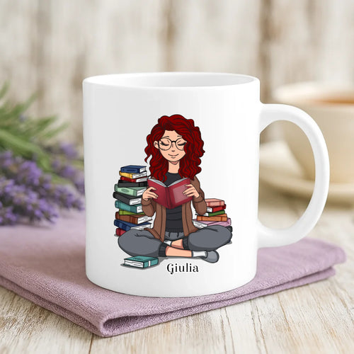 Regalo personalizzato - tazza bianca con frase e nome personalizzati - realizzata da Love & Faith