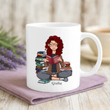 Regalo personalizzato - tazza bianca con frase e nome personalizzati - realizzata da Love & Faith