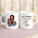 Regalo personalizzato - tazza bianca con frase e nome personalizzati - realizzata da Love & Faith
